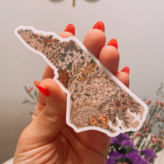 Wildflowers of NC Sticker for wholesale by CK + CO