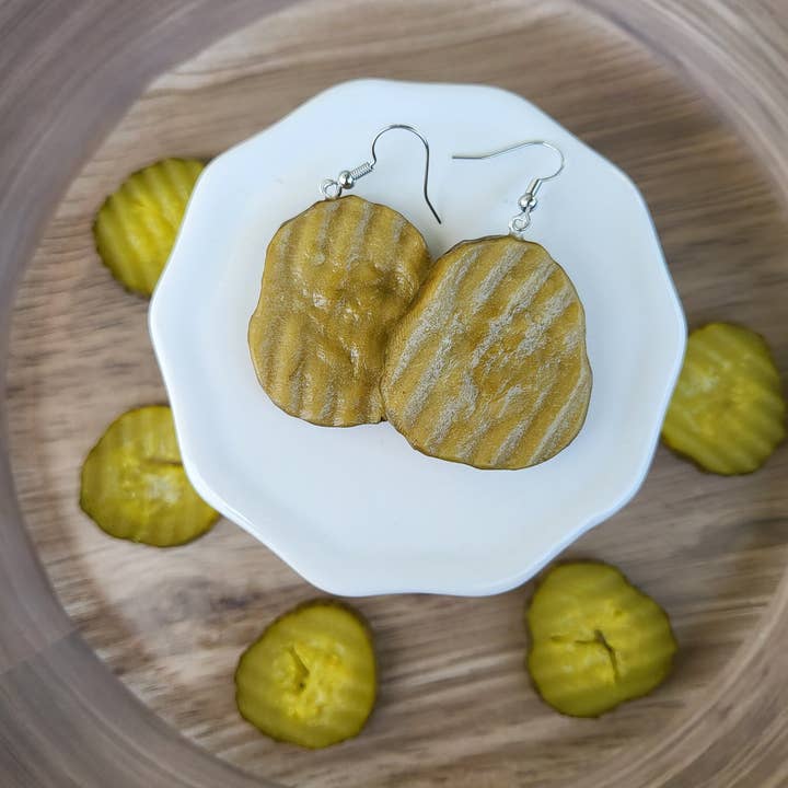 REMOVED BRAND - Wholesale Dangle Earrings - Pickle Earrings, Dill Pickle Earrings, BBQ Earrings4