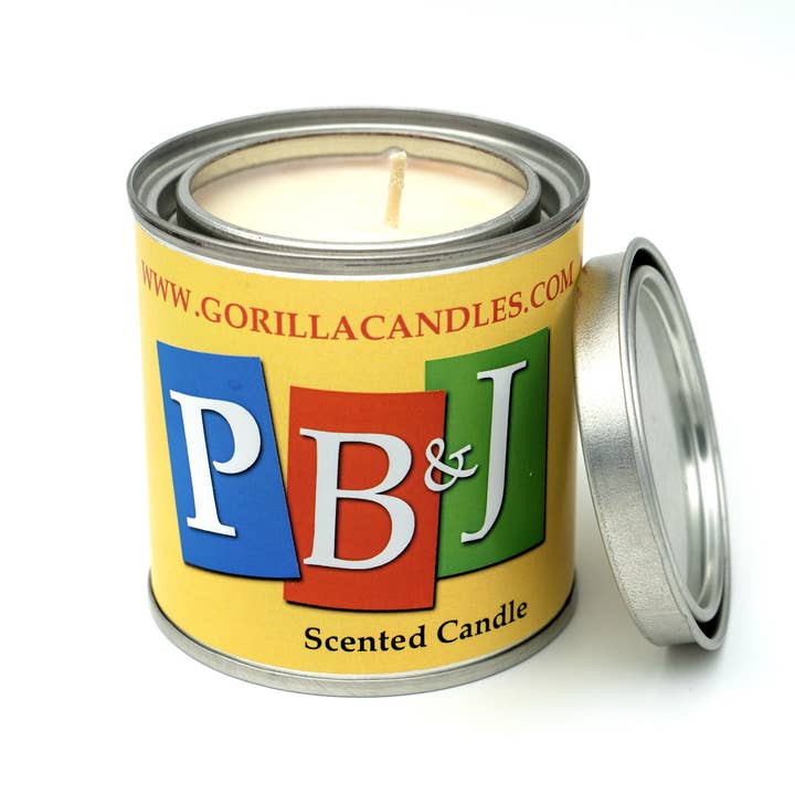 Gorilla Candles - Vendita all'ingrosso Candele da viaggio - Candela profumata al burro di arachidi e gelatina