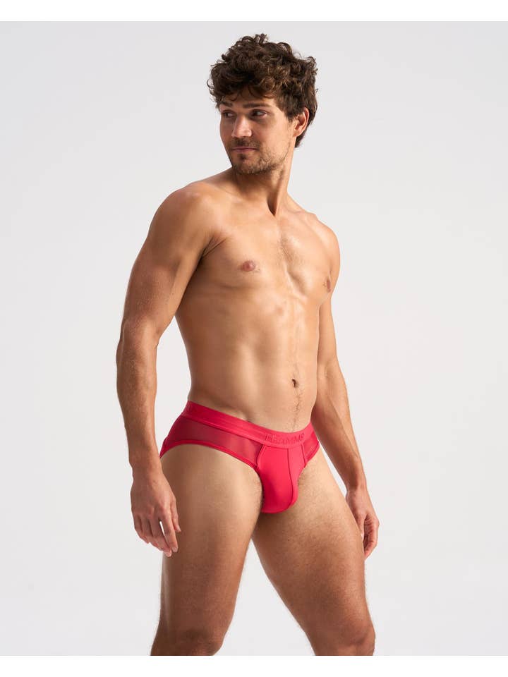 TEAMM8 - Wholesale Underwear - Men's - Score Sheer Slim Brief - Magenta