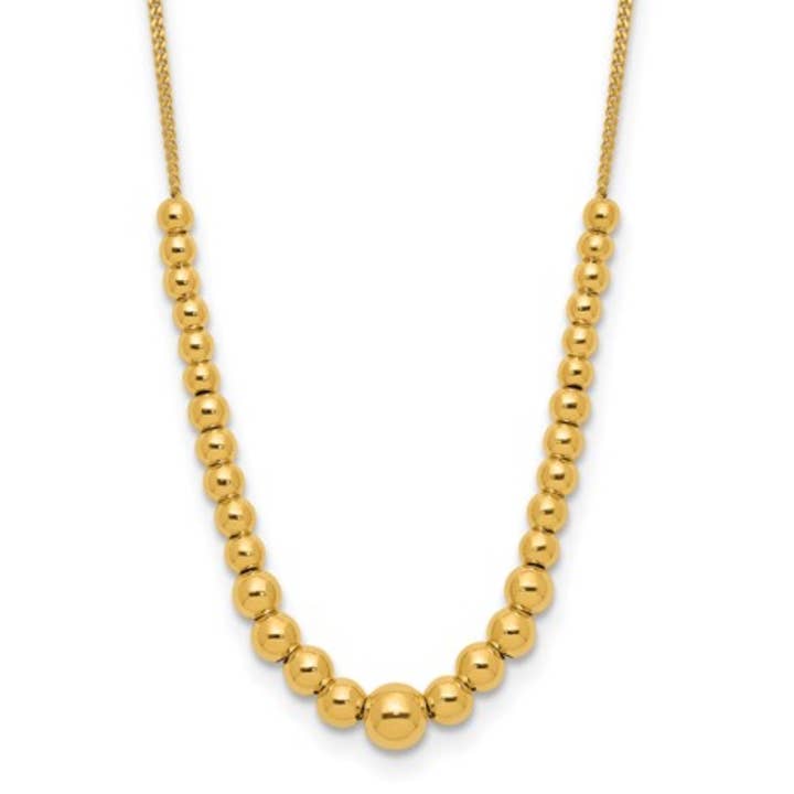 Collier en forme de boule à facettes en or jaune 14 carats pour la vente par Giancarlos Fine Jewelry