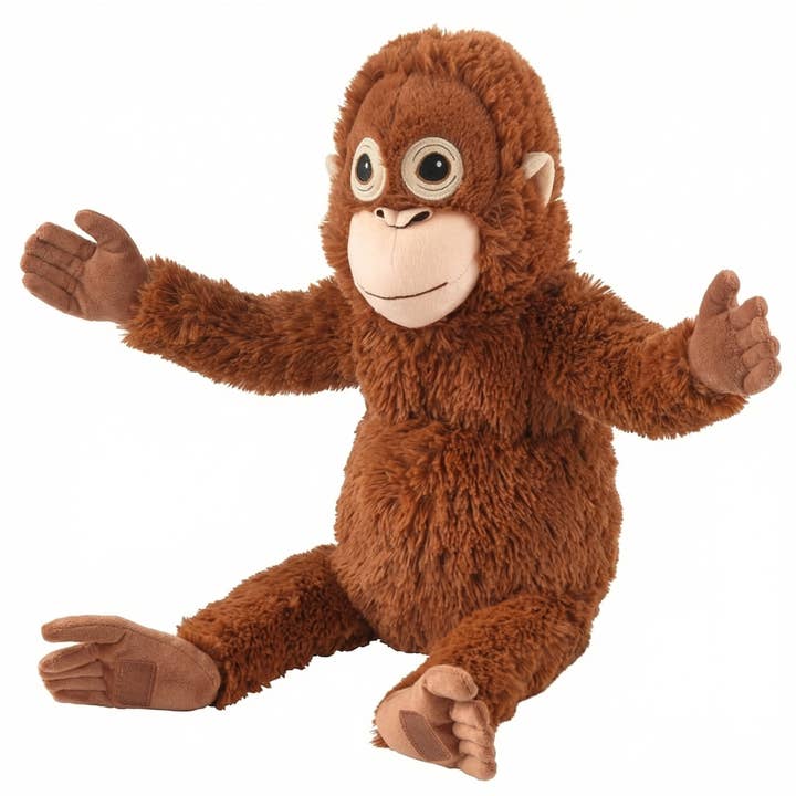 Punch Monkey Orangutan Plush - Huggable Stuffed Animal Toy for wholesale by Super Santa