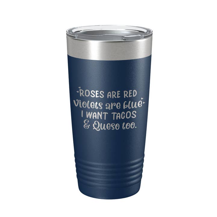 Grappige beker voor Valentijnsdag Galentine's Gedicht Cadeau Reismok Geïsoleerde lasergegraveerde koffiekop 20 oz voor wholesale door CarveBright