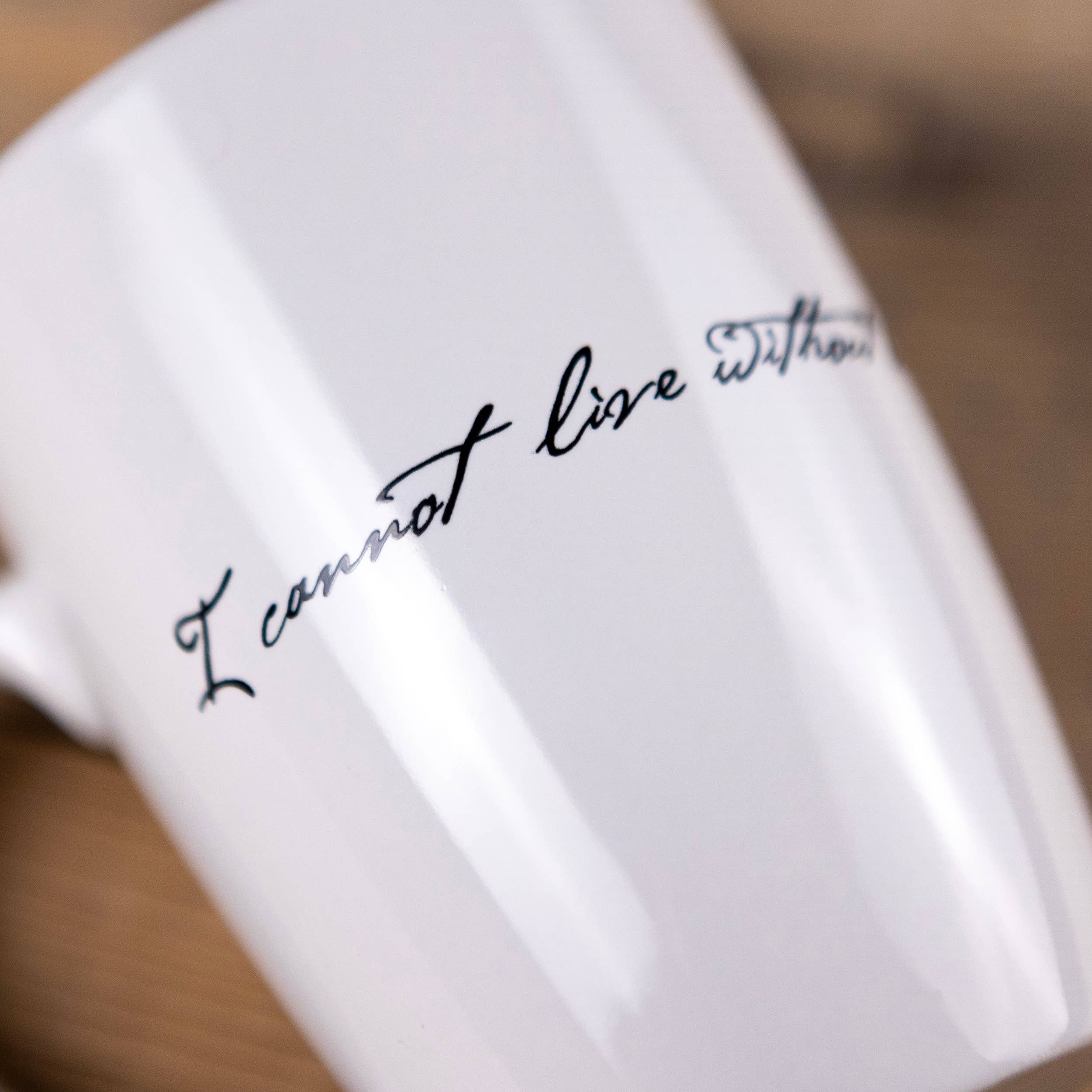 Liberty & Co. - Vente Tasse à café - Mug « Je ne peux pas vivre sans livres » de Thomas Jefferson10