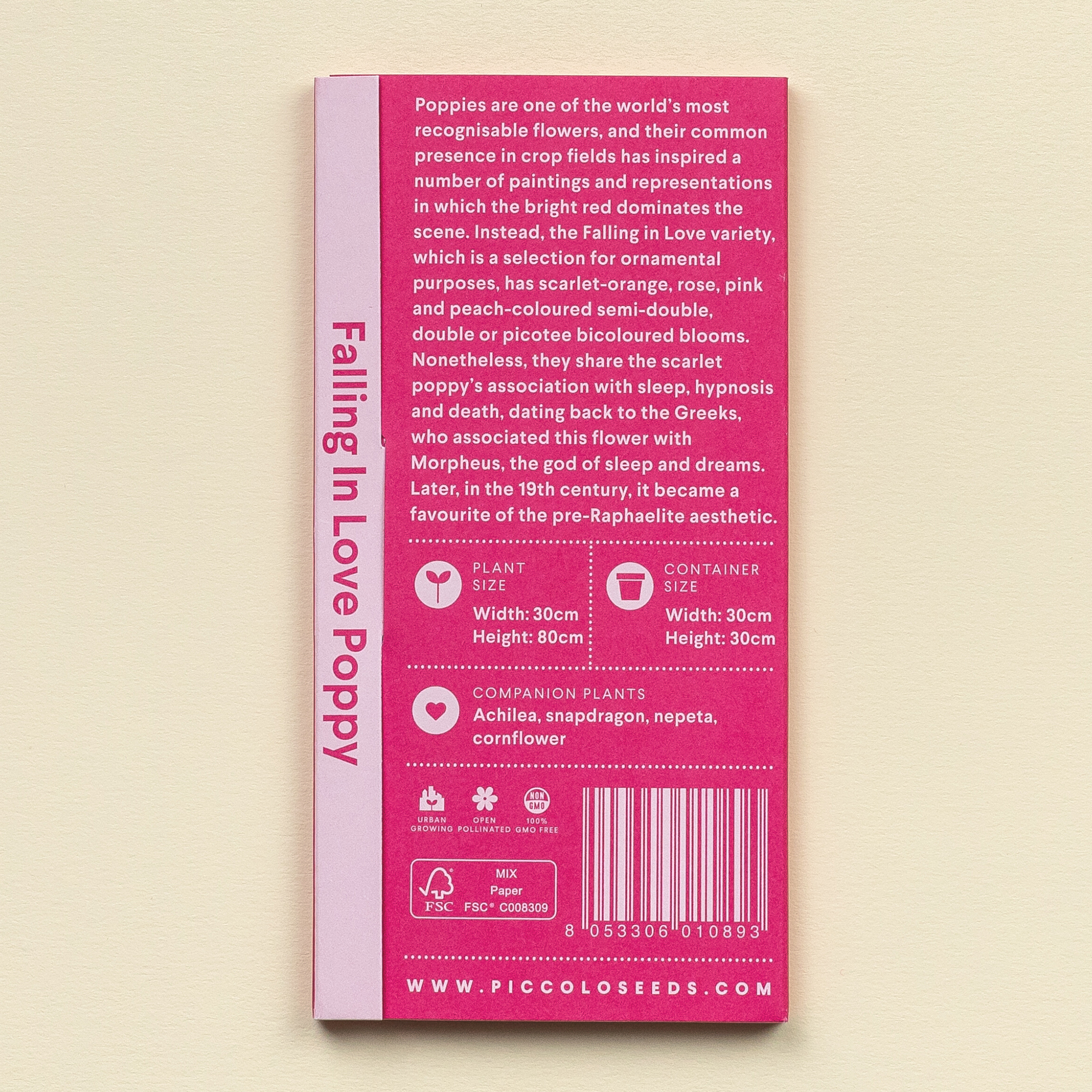 Piccolo Seeds – Engroshandel Plantefrø – Valmue Forelskelse2