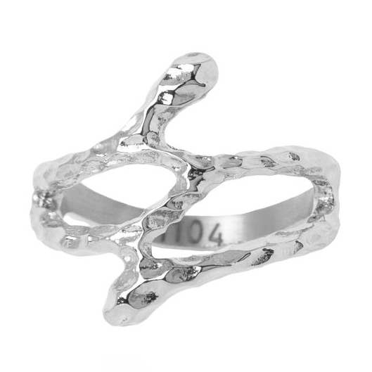 EIN3008 Anel de Fluxo Prata por atacado de 1104 by MAR