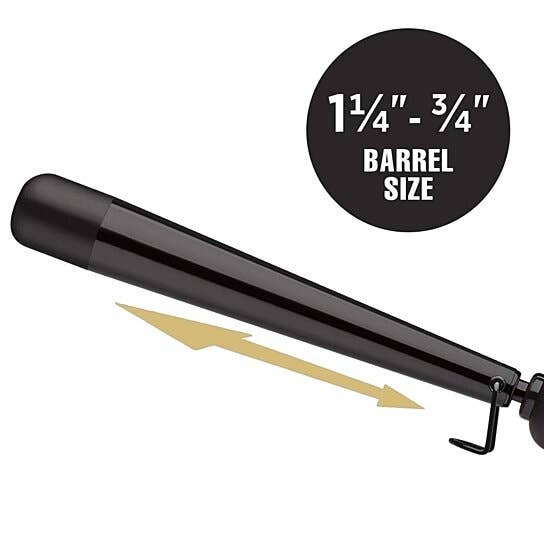 Hot tools shop reverse tapered wand