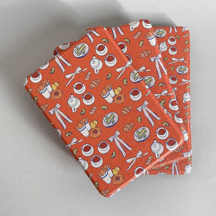 KINDLE CASE Coffee & Croissants for wholesale by Lilas Clayground