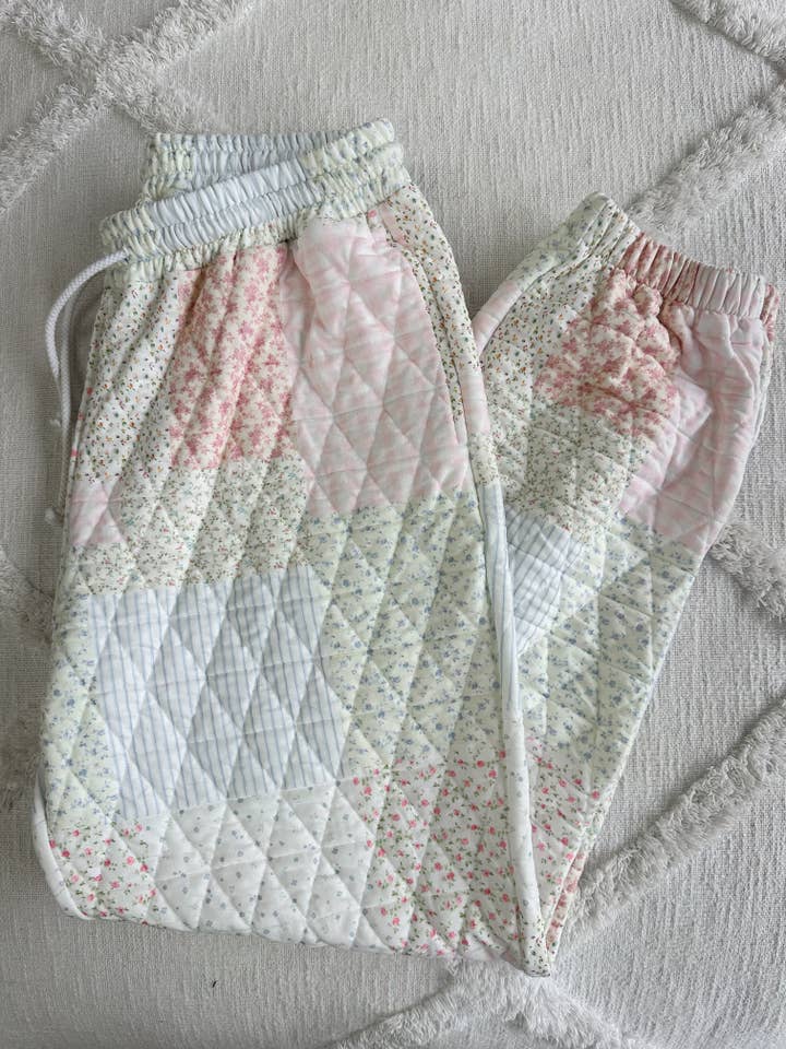 Quilted Pastel Joggers for wholesale on Faire