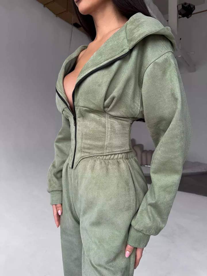 corset sweatshirt with matching joggers and other Purchase Wholesale skirt set. Free Returns & Net 60 Terms on Faire trending on Faire.