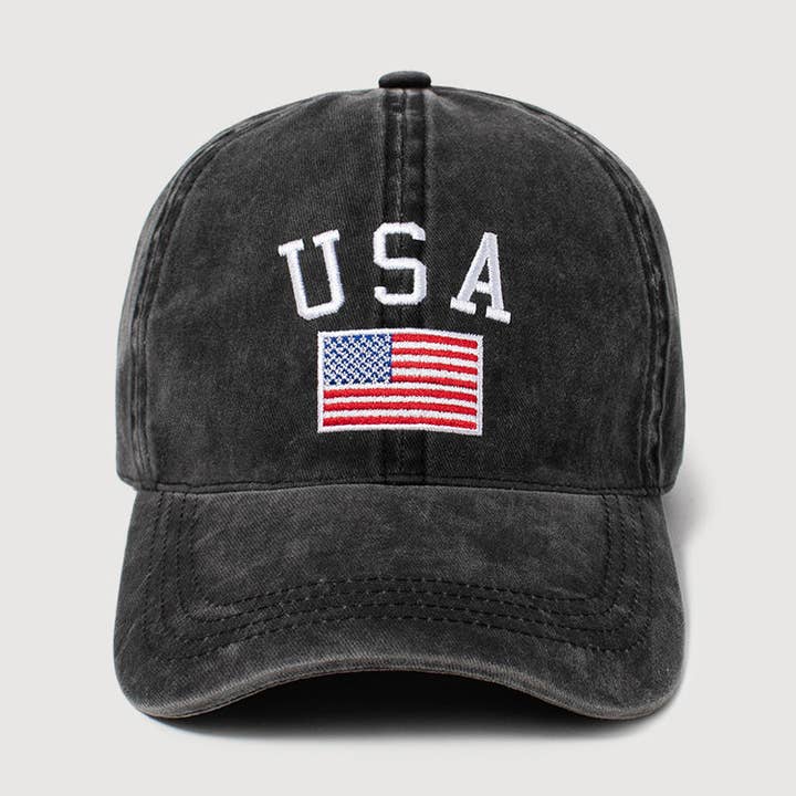 David And Young - Wholesale Baseball Cap - Unisex - USA with American Flag Baseball cap1