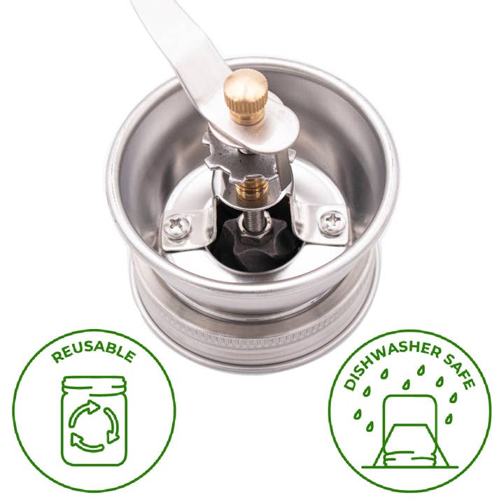 Mason Jar Lifestyle - Wholesale Coffee Grinder - Coffee and Spice Grinder Lid for Mason Jars