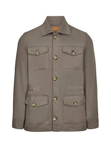 Giacca Tracker da uomo color kaki per la vendita all'ingrosso da parte di TROY London