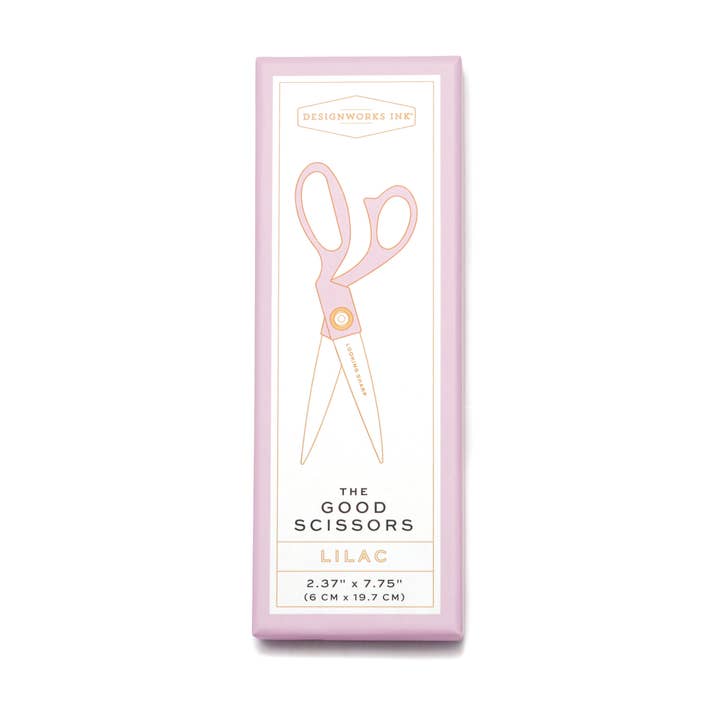 DesignWorks Ink - Wholesale Scissors - Painted Handle Etched Gold Stainless Steel Scissors
