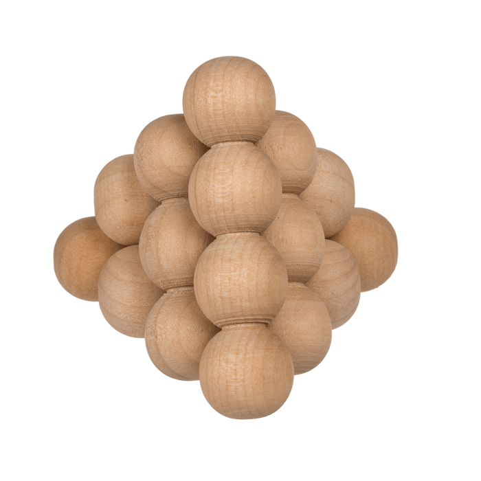 Out of the blue KG - Wholesale Puzzel - Kinderen - Natuurlijke houten puzzel, ca. 8 x 5 cm, 6 assorti, 24 stuk per display2