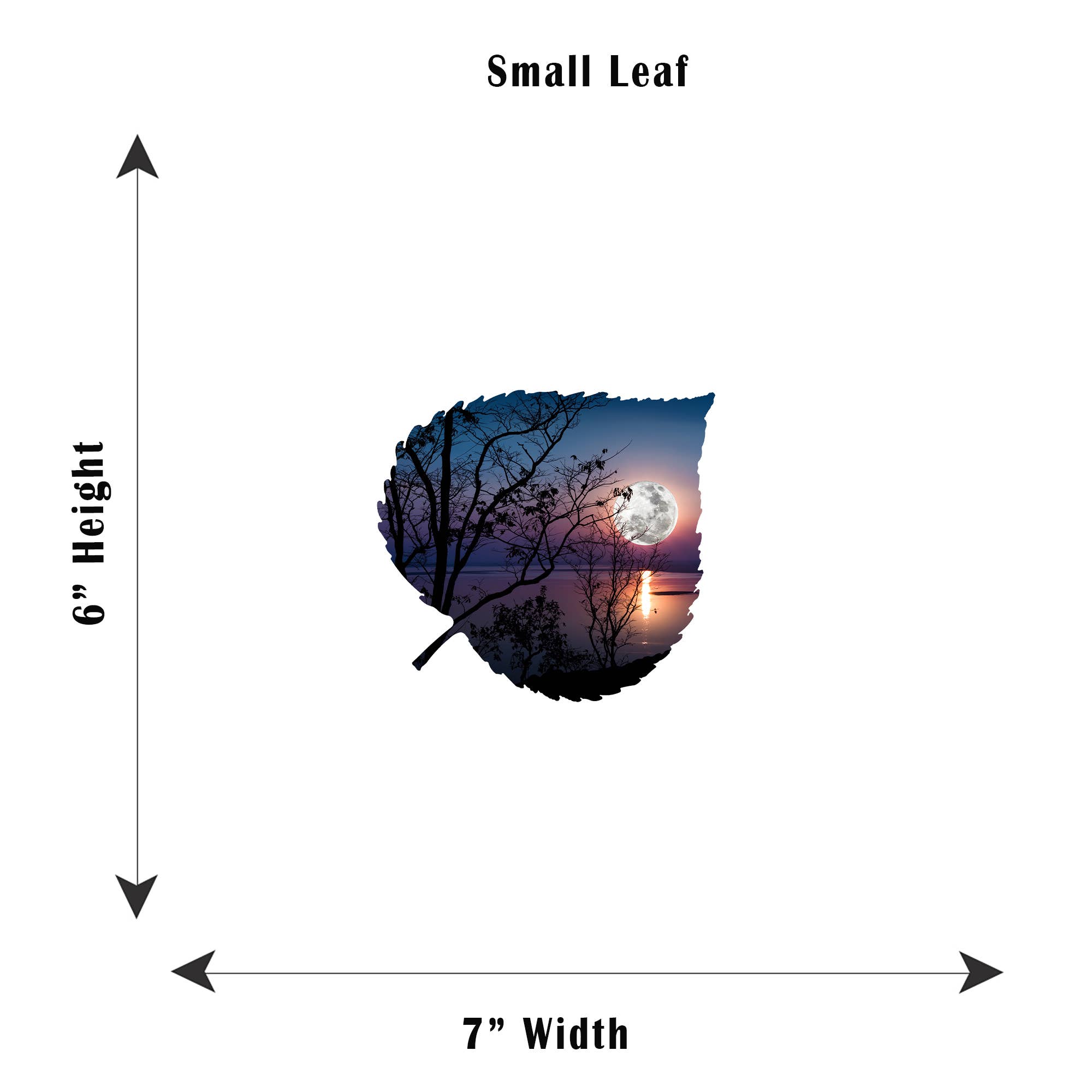 Next Innovations - Vente Décoration murale - Décoration murale en feuille de tremble avec vue sur le lac0