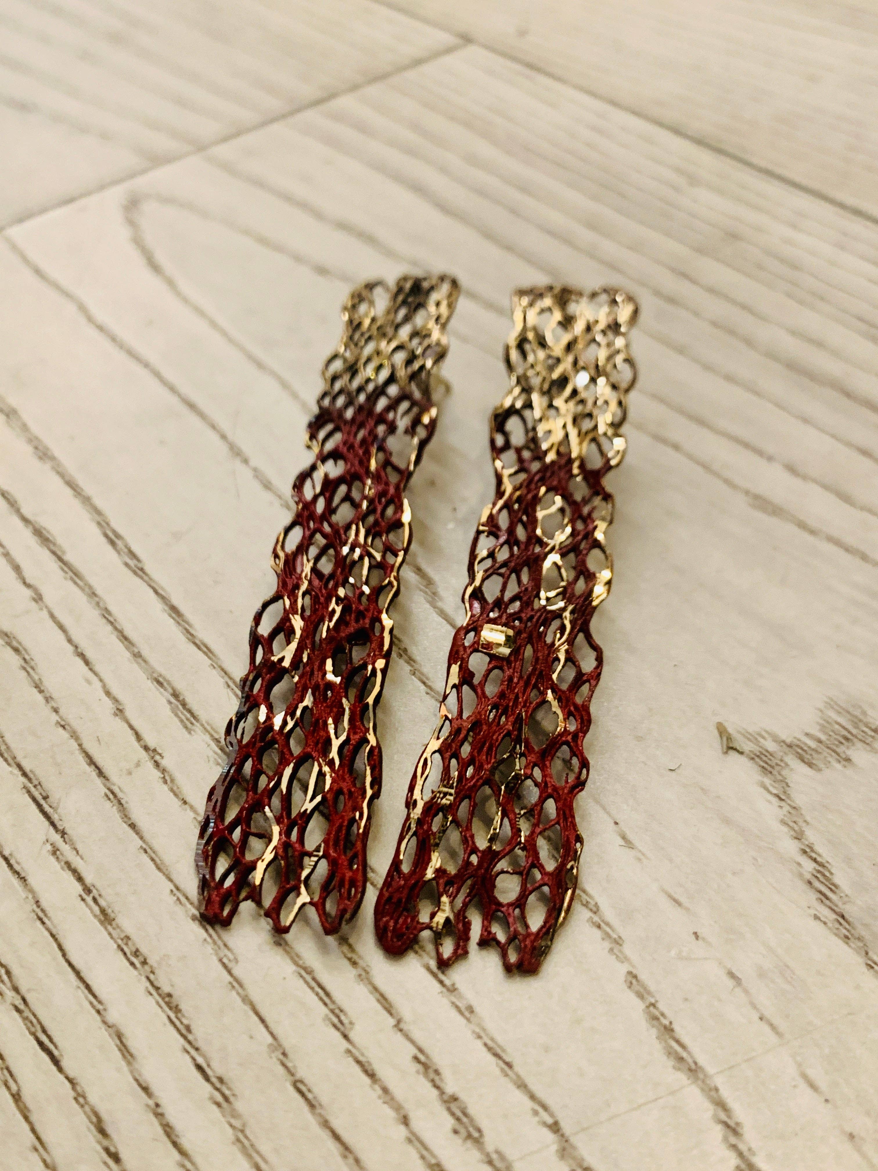 Maison Numero 12 - Vendita all'ingrosso Orecchini pendenti - Orecchini TRECY in bronzo e argento 9253