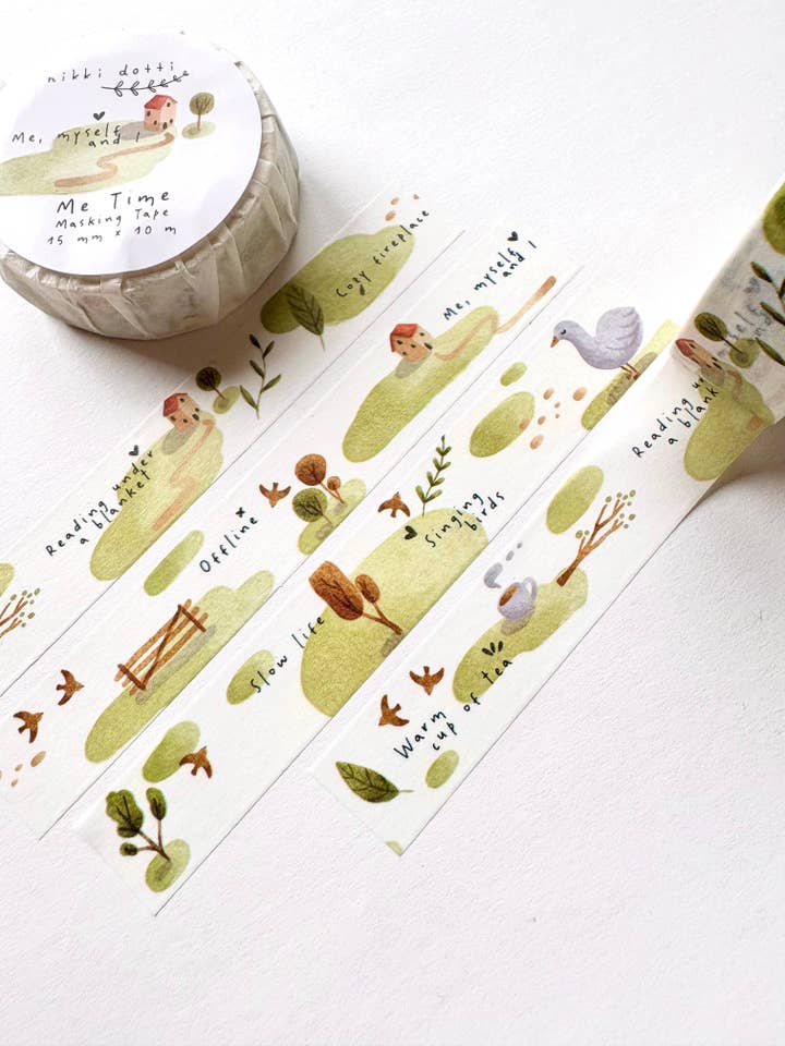 Washi tape - Me time for wholesale by Nikki Dotti