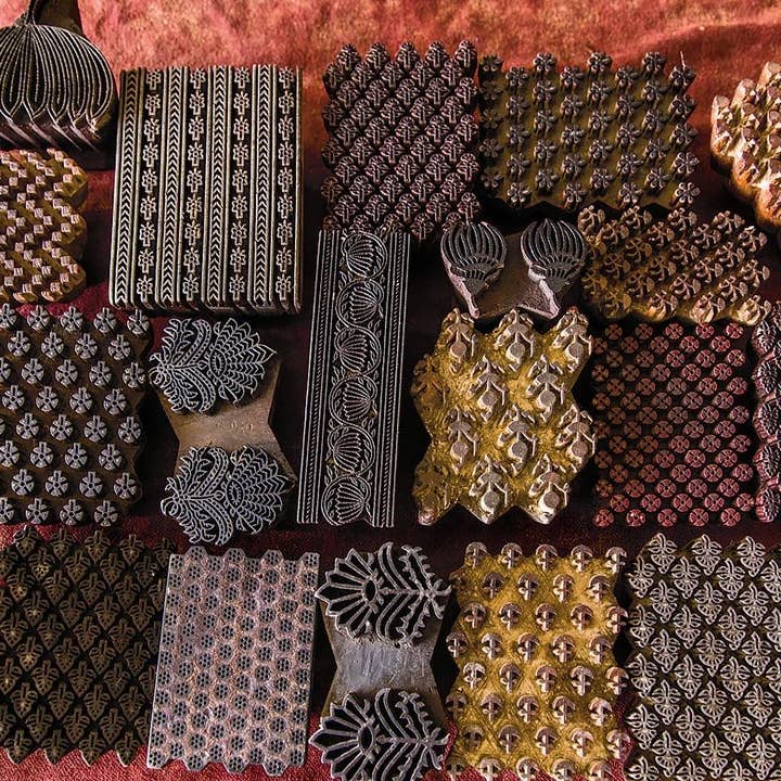 Annahmol - Wholesale Bandana - Women's - Hand Block Printed Cotton Bandana: Assorted Prints :20 Inch11