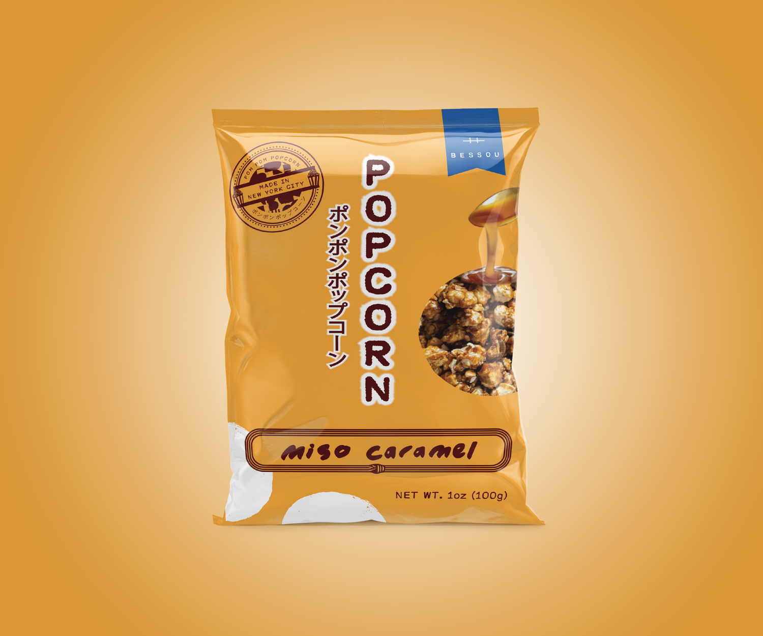 Pom Pom Popcorn by Bessou - Wholesale Popcorn - Popcorn, Miso Caramel5
