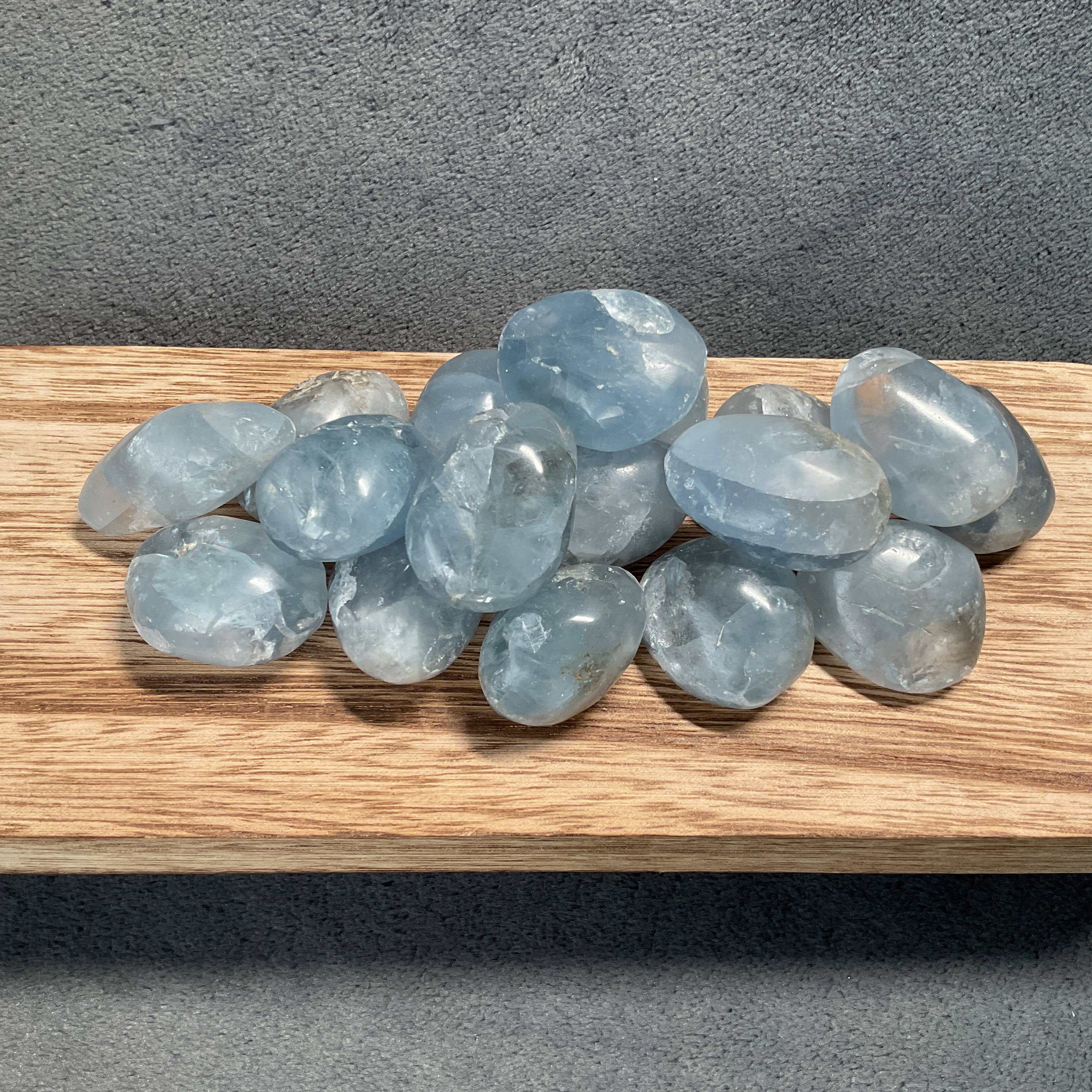 Rock Restock - Wholesale Spiritual Stone/Crystal - Celestite Tumbled Stones - 1 lb3