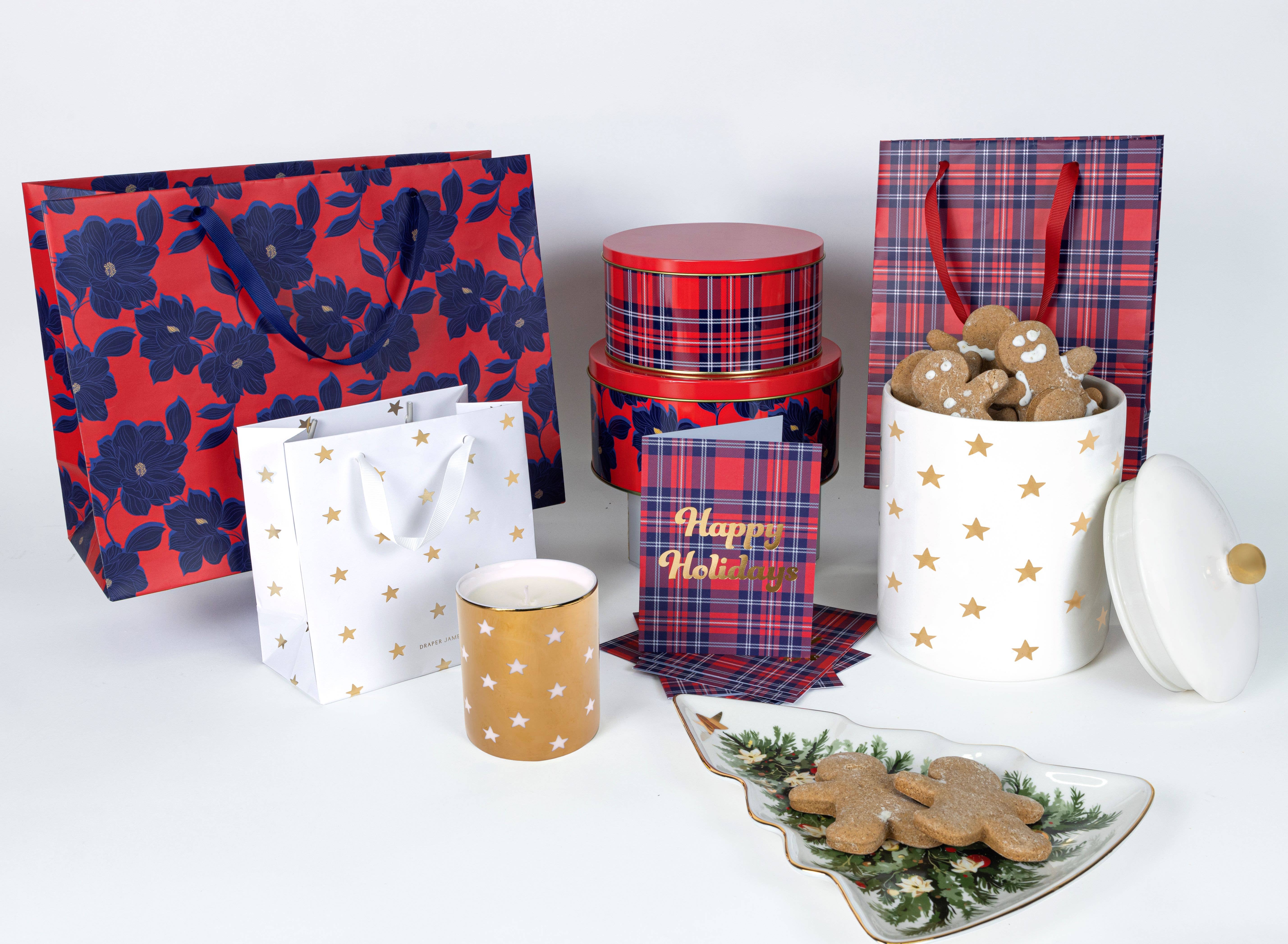 Draper James by Lifeguard Press – wholesale Novelty candle – Candle, Gold with White Stars2