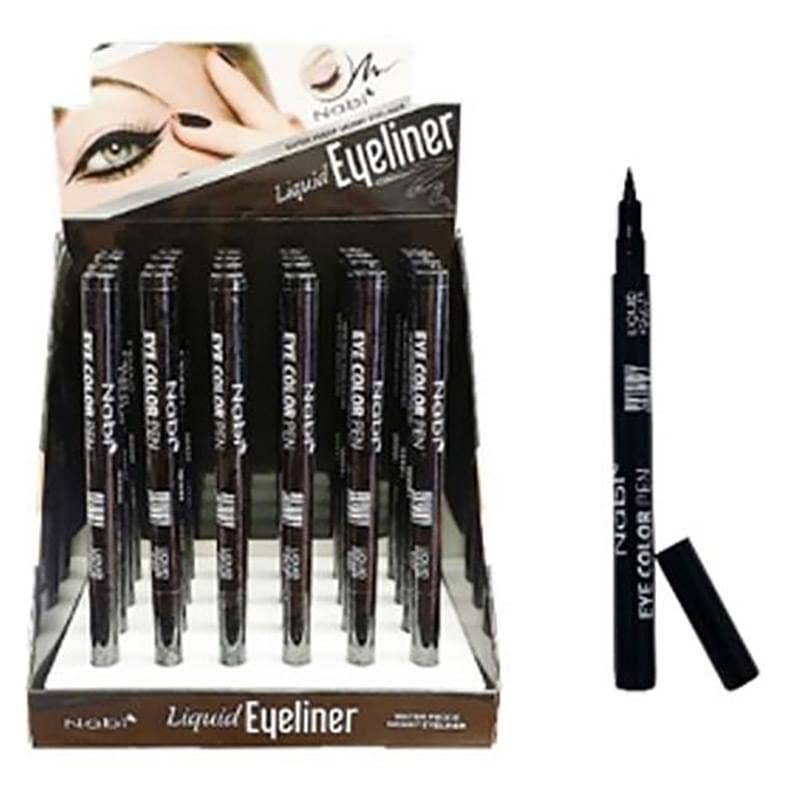 Deluxe Import Trading – Engroshandel Eyeliner – Vandtæt sort flydende liner 24stk skærm0
