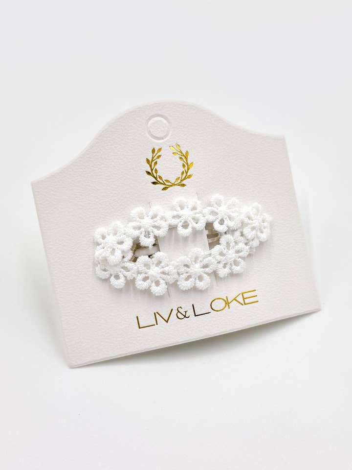 Ingrid Clip - Petite Floral Chain for wholesale by Liv & Loke