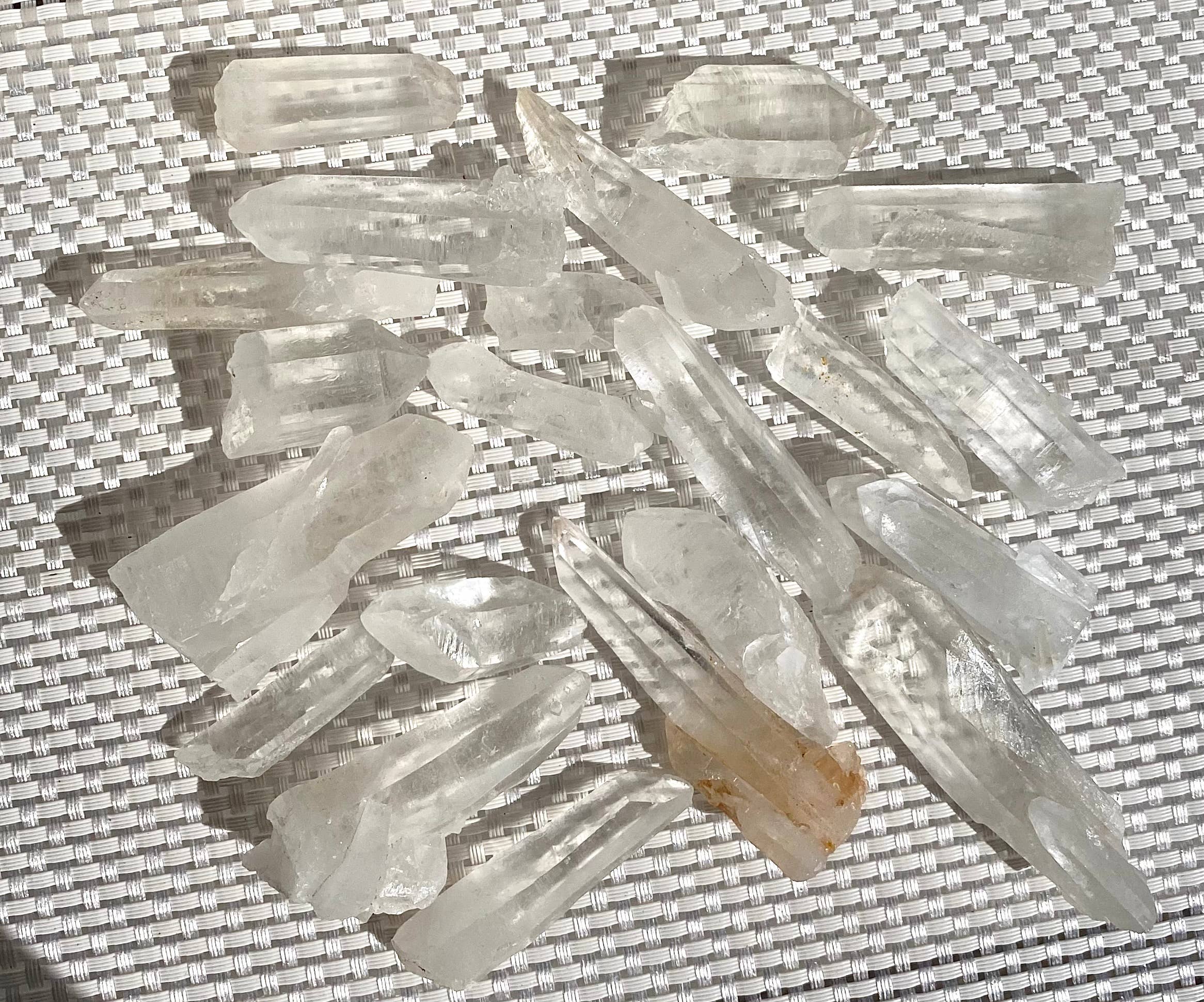 KayleeNYC - Wholesale Spiritual Stone/Crystal - Wholesale Lot 1 Lb Natural Lemurian Quartz Wand Raw Crystal3