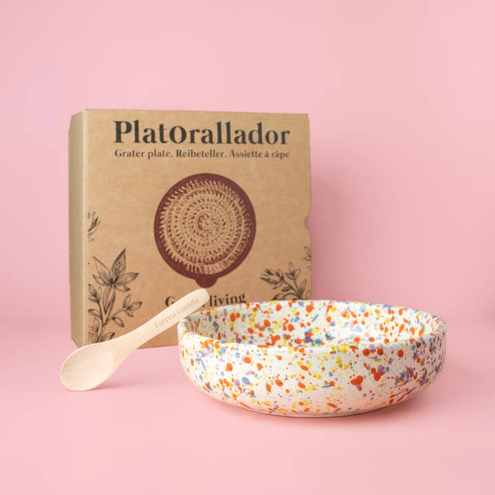 Alfar Tierra Cocida - Wholesale Rasp - Grote keramische raspplaat met gratis lepel | CARNAVAL
