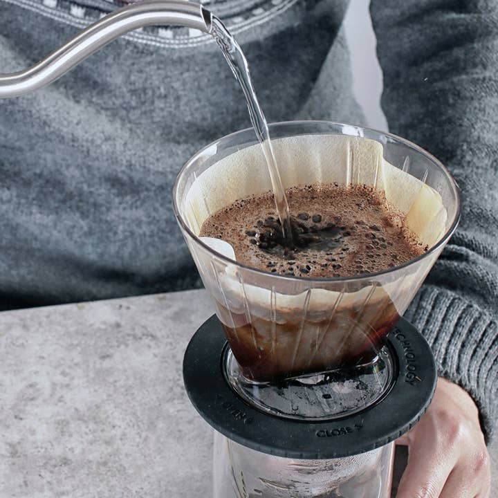 QDO - Wholesale Coffee Filter - Lockable filter holder2