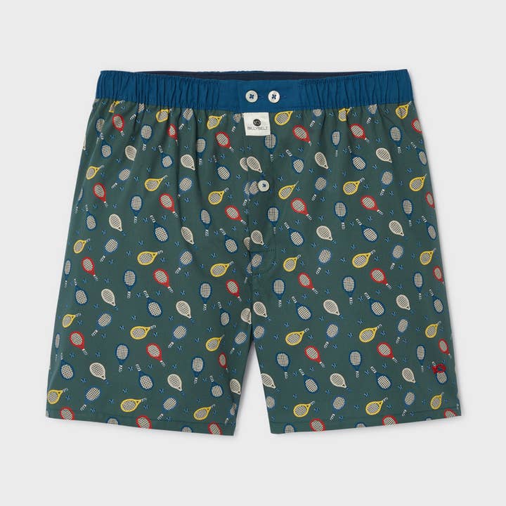 100% Organic Cotton Boxer Shorts - Wimbledon for wholesale by BILLYBELT