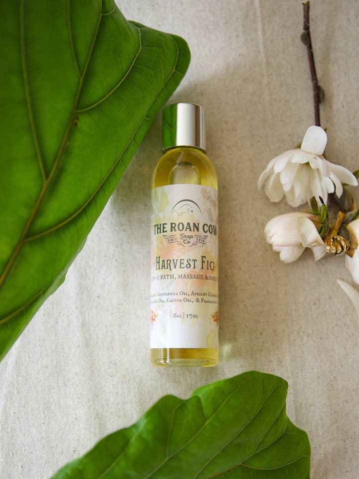Colher óleo corporal de figo 3 em 1 por atacado de The Roan Cow