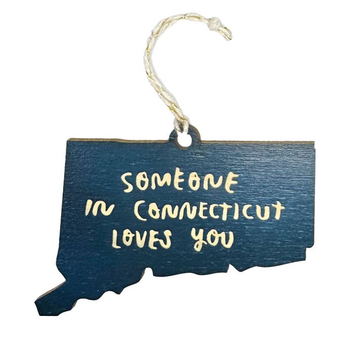 Ornamento de alguém em Connecticut ama você por atacado de SnowMade