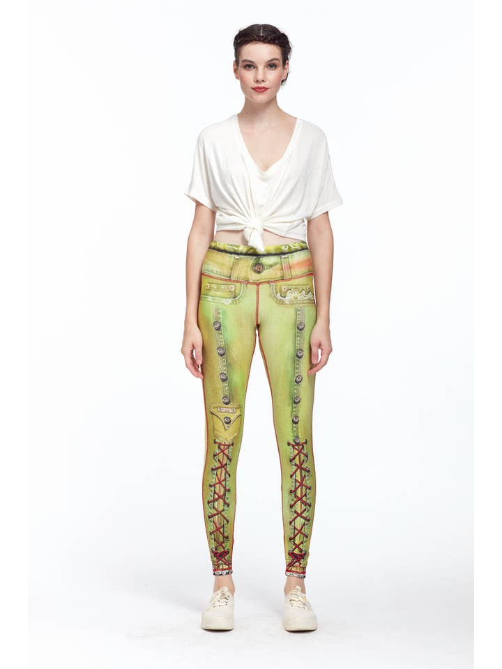 IPNG Design - Wholesale Fashion Leggings - Women's - Denim Print Leggings Sezar - Basic8