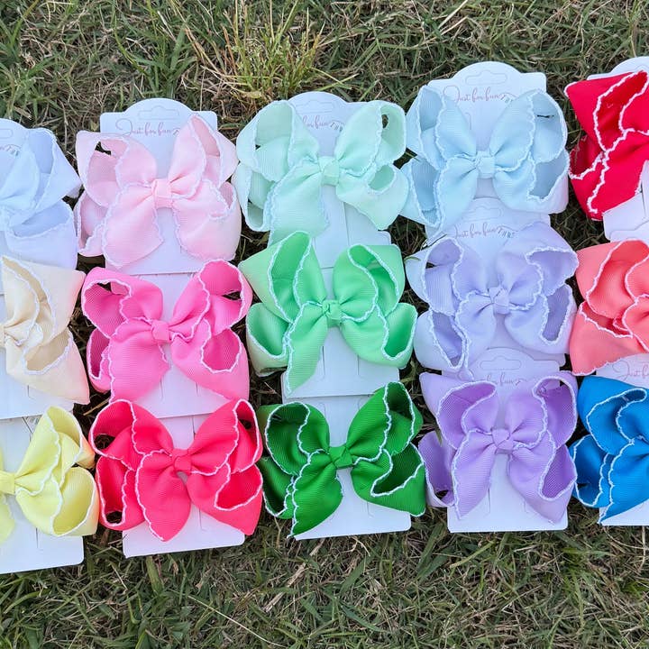 Petits nœuds solides et amusants pour cheveux (10 cm) pour la vente par Just For Fun Threads