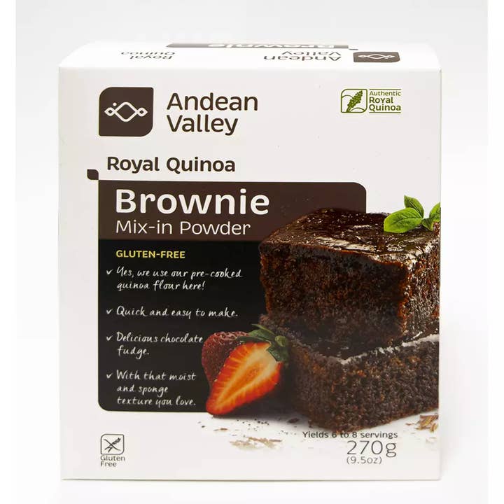 Andean Valley | Royal Quinoa Brownie | Mix in Powder| 9.5 oz for wholesale by BOSANET