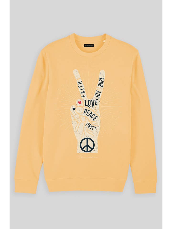 Eden Ashram - Wholesale Graphic Sweatshirt - Unisex - Peace, Love, Unity, Faith, Joy & Hope Iconic Sweatshirt3