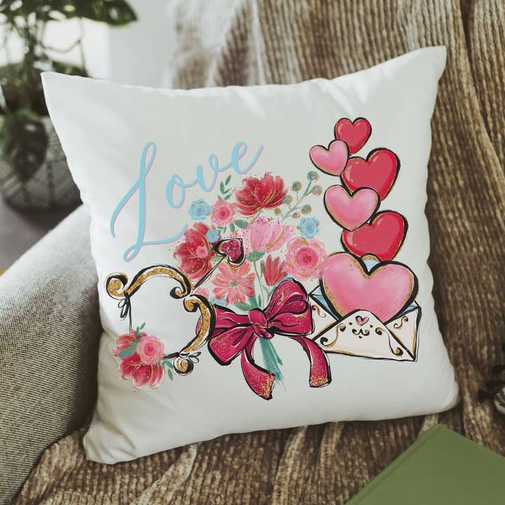 Love pillow cover for wholesale by Capable By Design