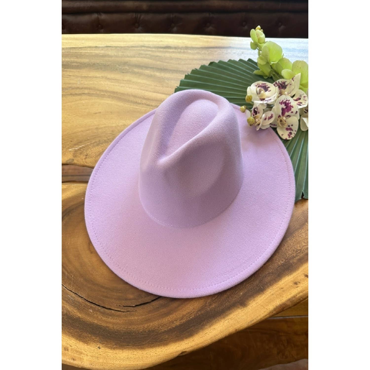 One and Only Accessories - Wholesale Fedora - Women's - Best seller Fashion Classic Wide Brim Felt Primium  Hat 20 C7