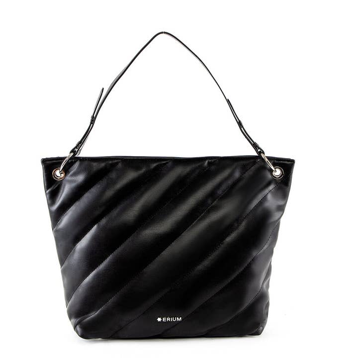 Shoulder bag and/or shoulder strap Eerium for Women Black for wholesale by ERIUM - Bags and Accessories