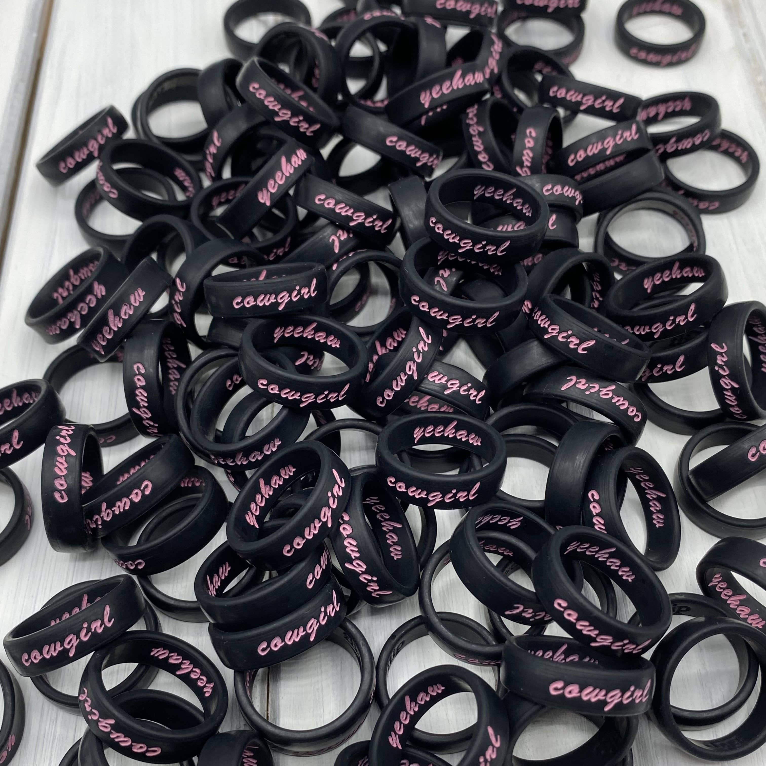 Flip Rings - Wholesale Band/Stacked Ring - Flip Reversible cowgirl and yeehaw ring2