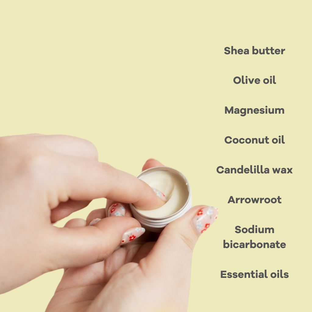 The Natural Deodorant Co. - Wholesale Deodorant - Unisex - Clean Deodorant Balm Lemon + Geranium 10g Mini2