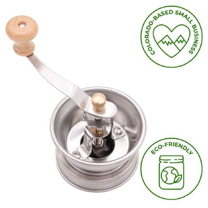 Mason Jar Lifestyle - Wholesale Coffee Grinder - Coffee and Spice Grinder Lid for Mason Jars