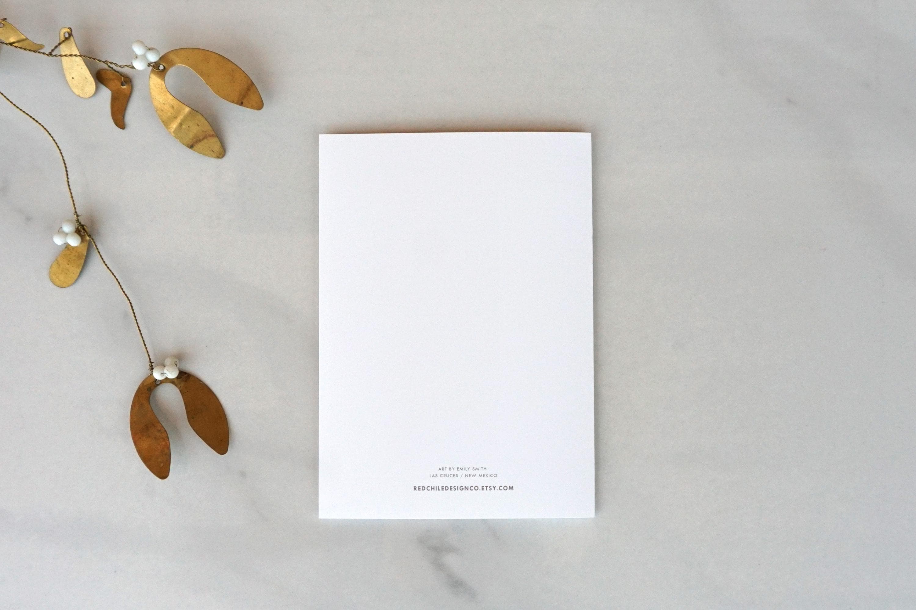 Red Chile Design Co - Wholesale Christmas Card - New Mexico nutcracker Christmas Card, A72