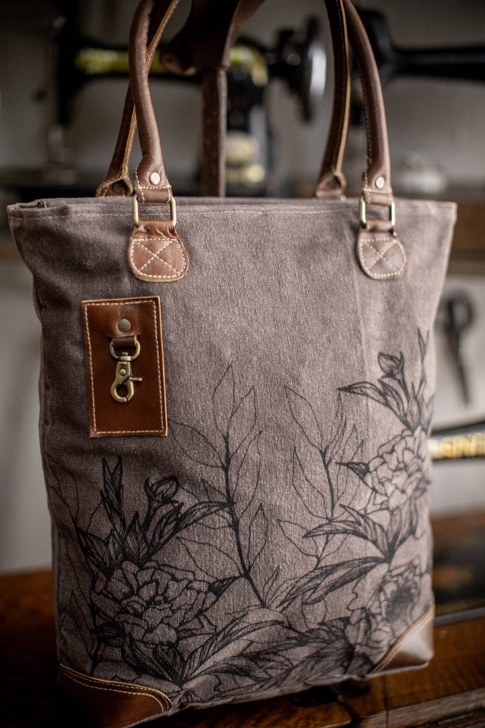 TAKENYA - Wholesale Tote Bag - Women's - Peony Recycled Canvas Tote4