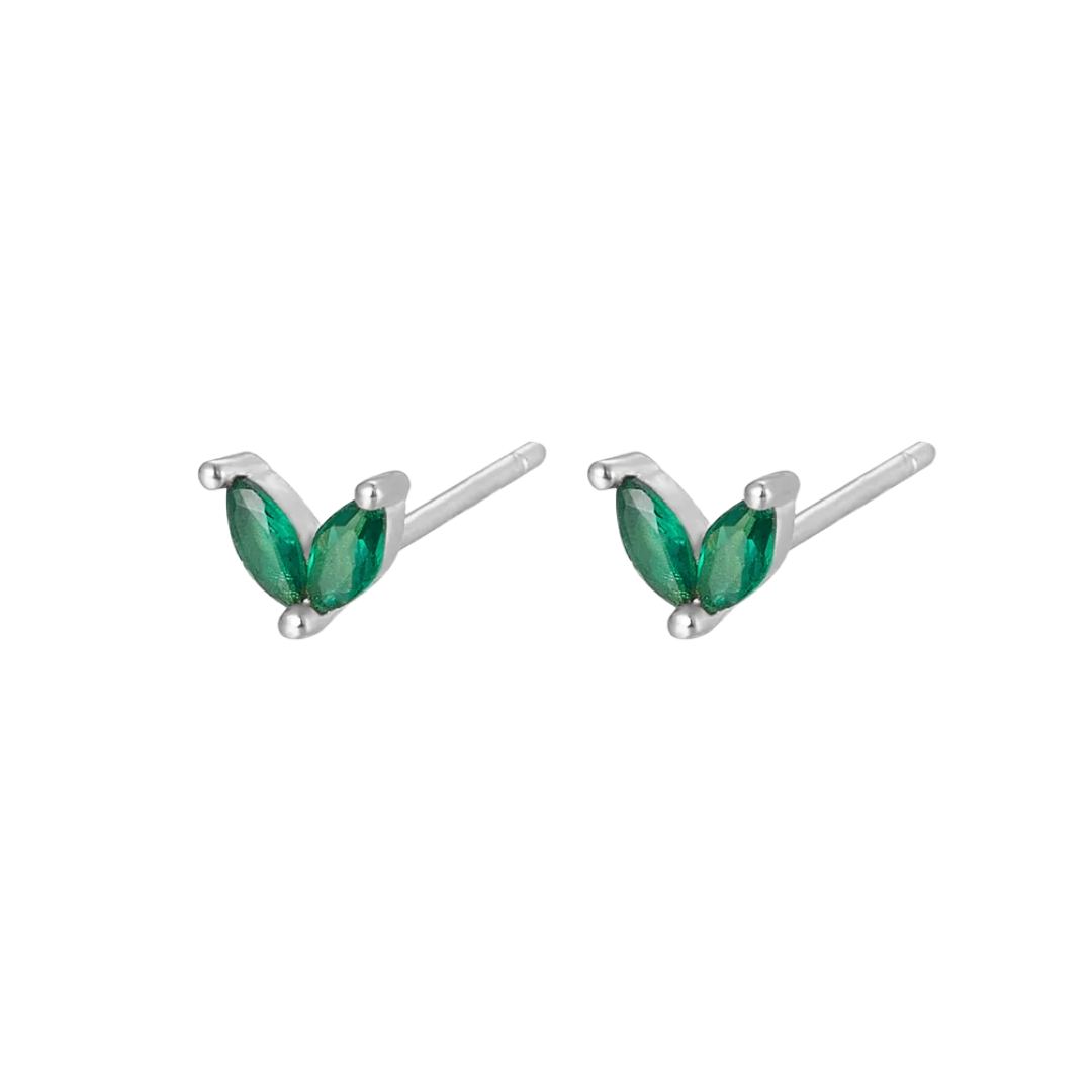 Rosies - Wholesale Stud/Post Earrings - Vera studies green2