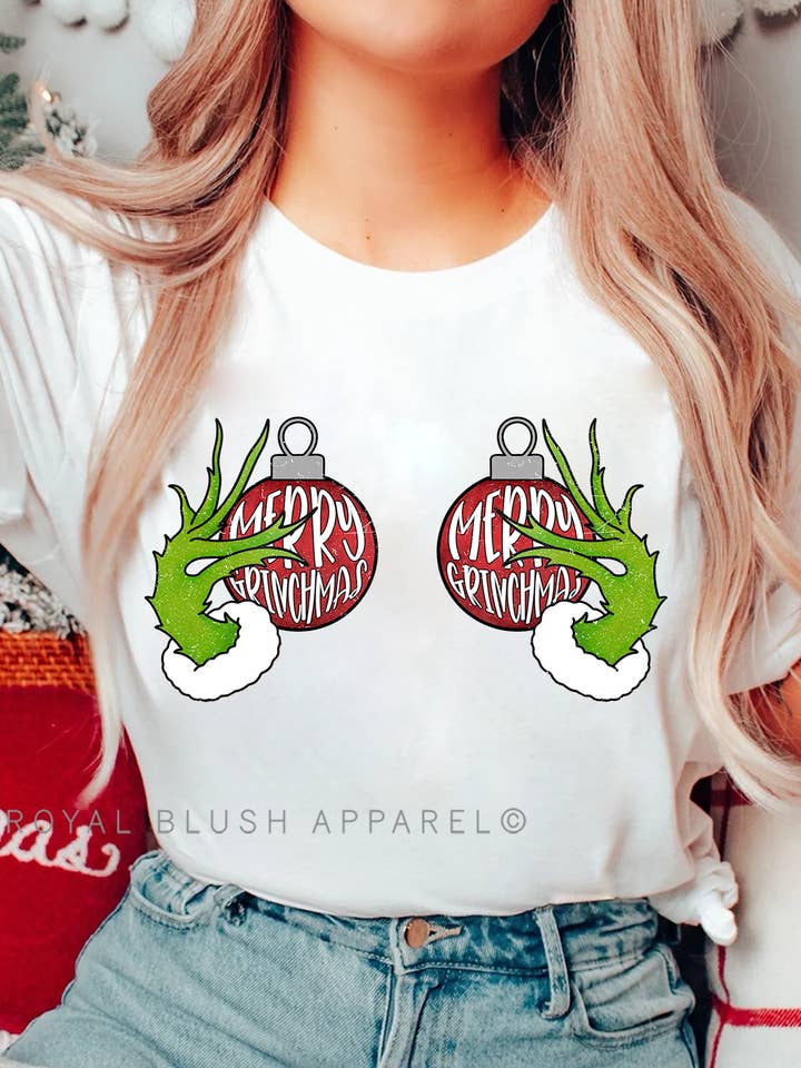 Pincez Joyeux Grinchmas Transfert Couleur Complète pour la vente par RBA Transfers