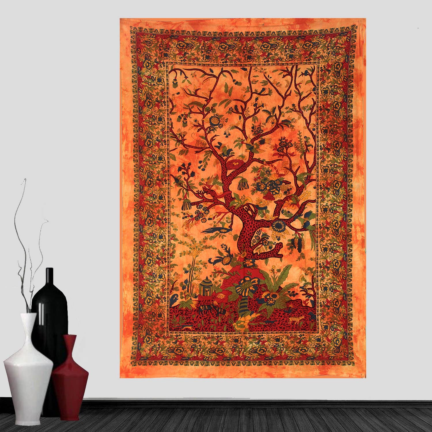 Lungta Imports - Wholesale Tapestry/Textile - Tree Of Life Tapestry Wall Decor Beach Throw 80”X50”9