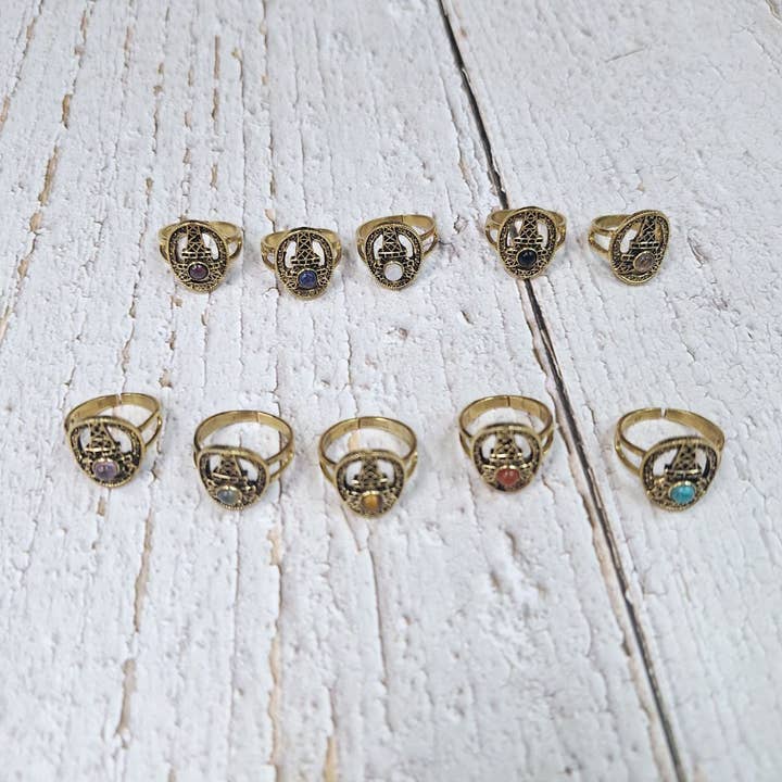 Hecho a mano - Wholesale Single Stone/Solitaire Ring - Assortment of rings34